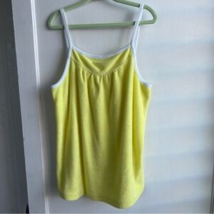 Janie and Jack Sunny Yellow terry cloth tank